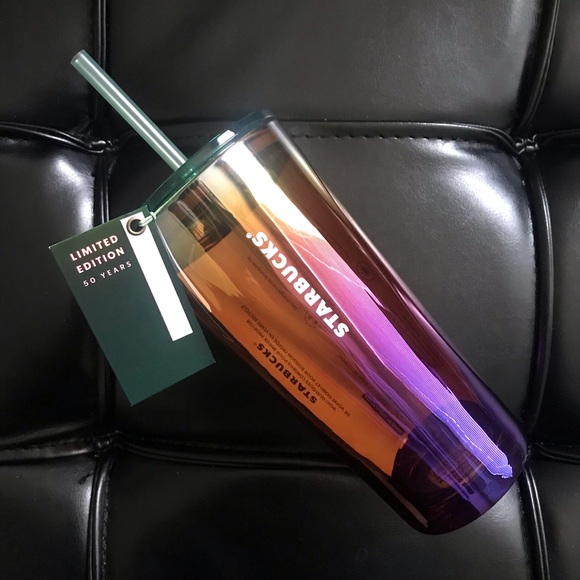 Starbucks 2021 Oil Slick 50th Anniversary Glass